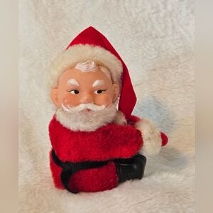 Vintage Hugging Santa Claus Figurine